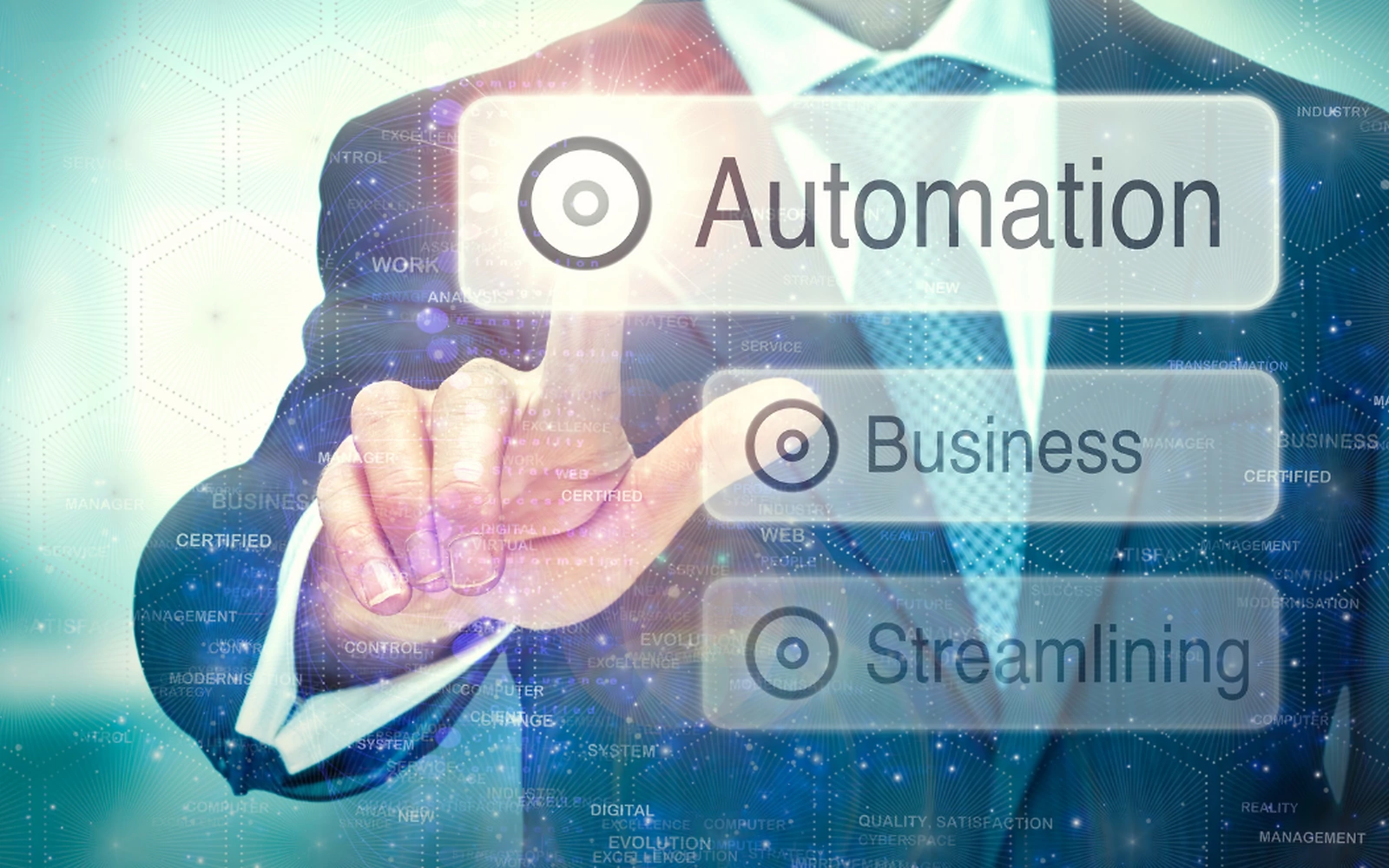 Un dirigeant qui décide de choisir l'automatisation face au buisines simple 
